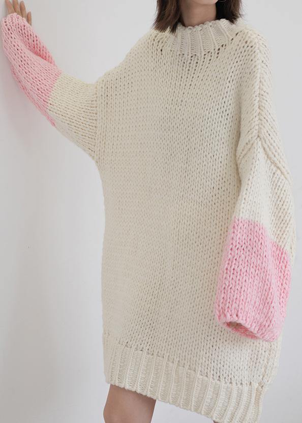 batwing sleeve sweater dress