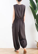 cotton wide leg jumpsuit