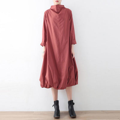 new 2021 fall dresses pink baggy maxi dress caftans oversized gown high ...