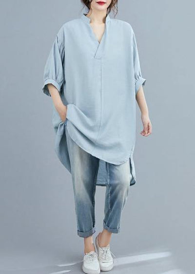 half sleeved linen tops & cotton blouses – Page 13 – SooLinen