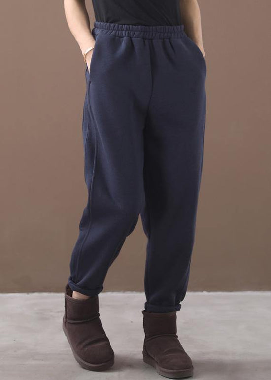 navy slim trousers womens