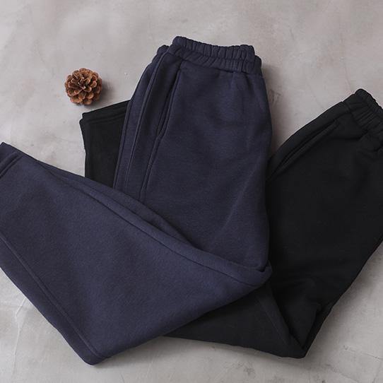 navy slim trousers womens