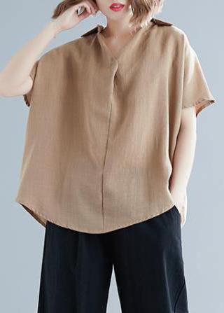 women's plus size linen shirts