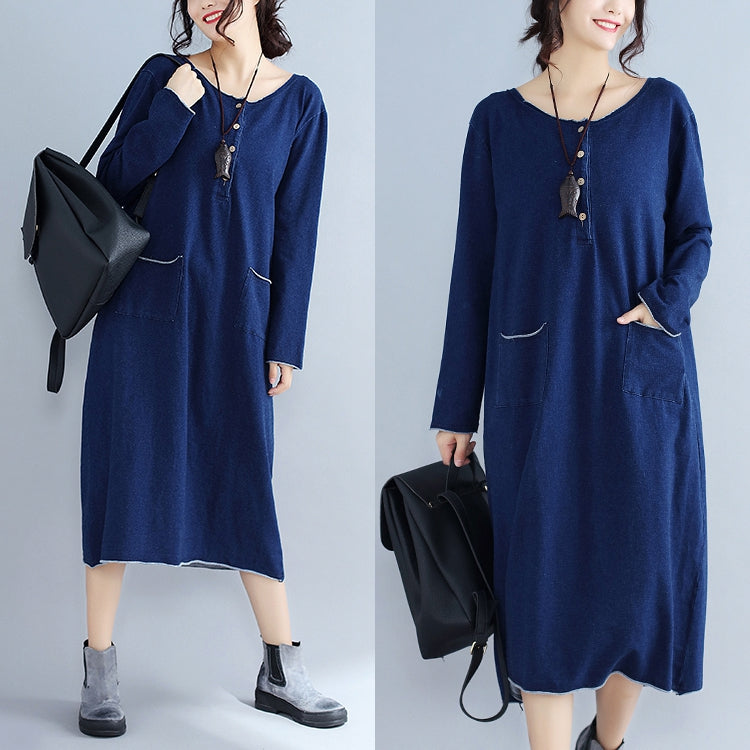 baggy new navy fashion casual knit 