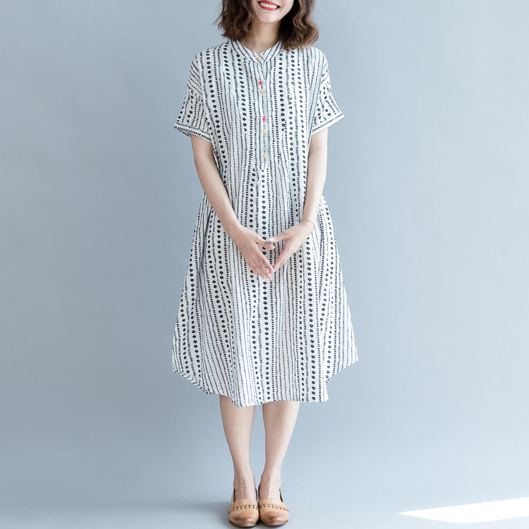 cotton shift dress with pockets