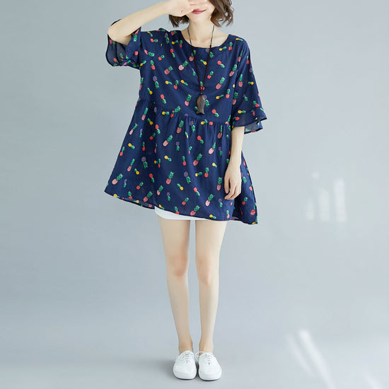 cotton shift dresses with sleeves