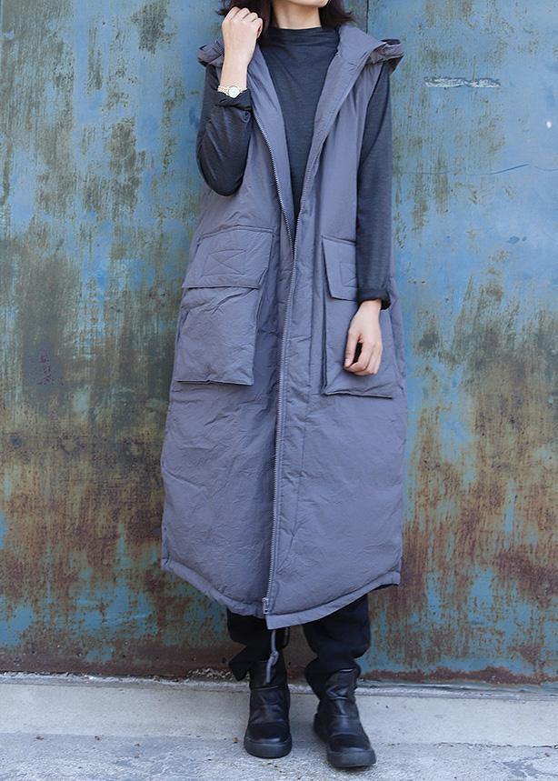 plus size gray coat