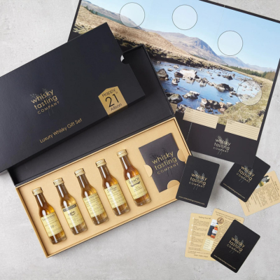 Whisky tasting set available for fast delivery