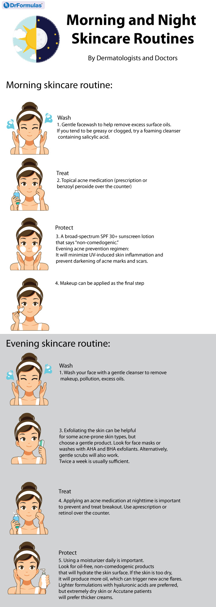 clear skin routine