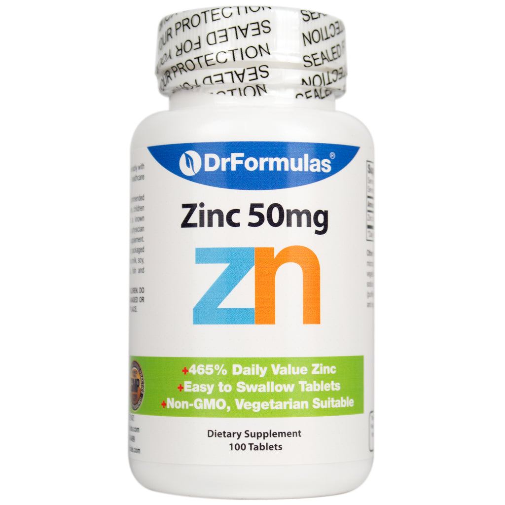 Drformulas Zinc Supplement For Acne 50mg 100 Day Supply 2660