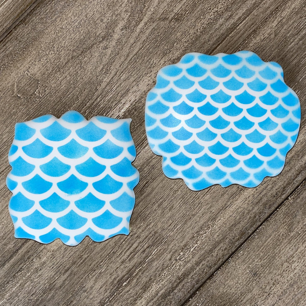 Big Fish Scales Pattern Stencil - bakeartstencils