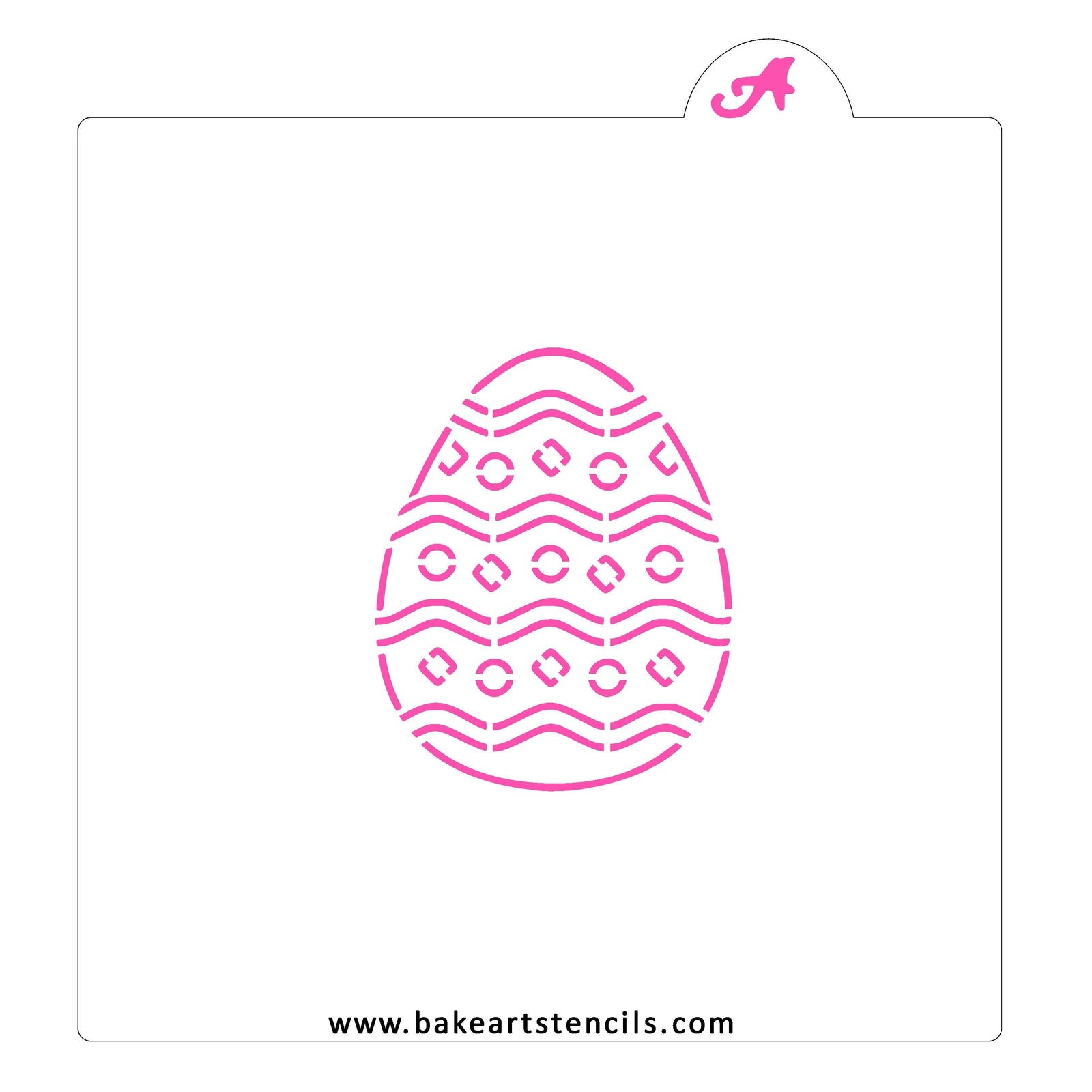 Easter Egg PYO Stencil