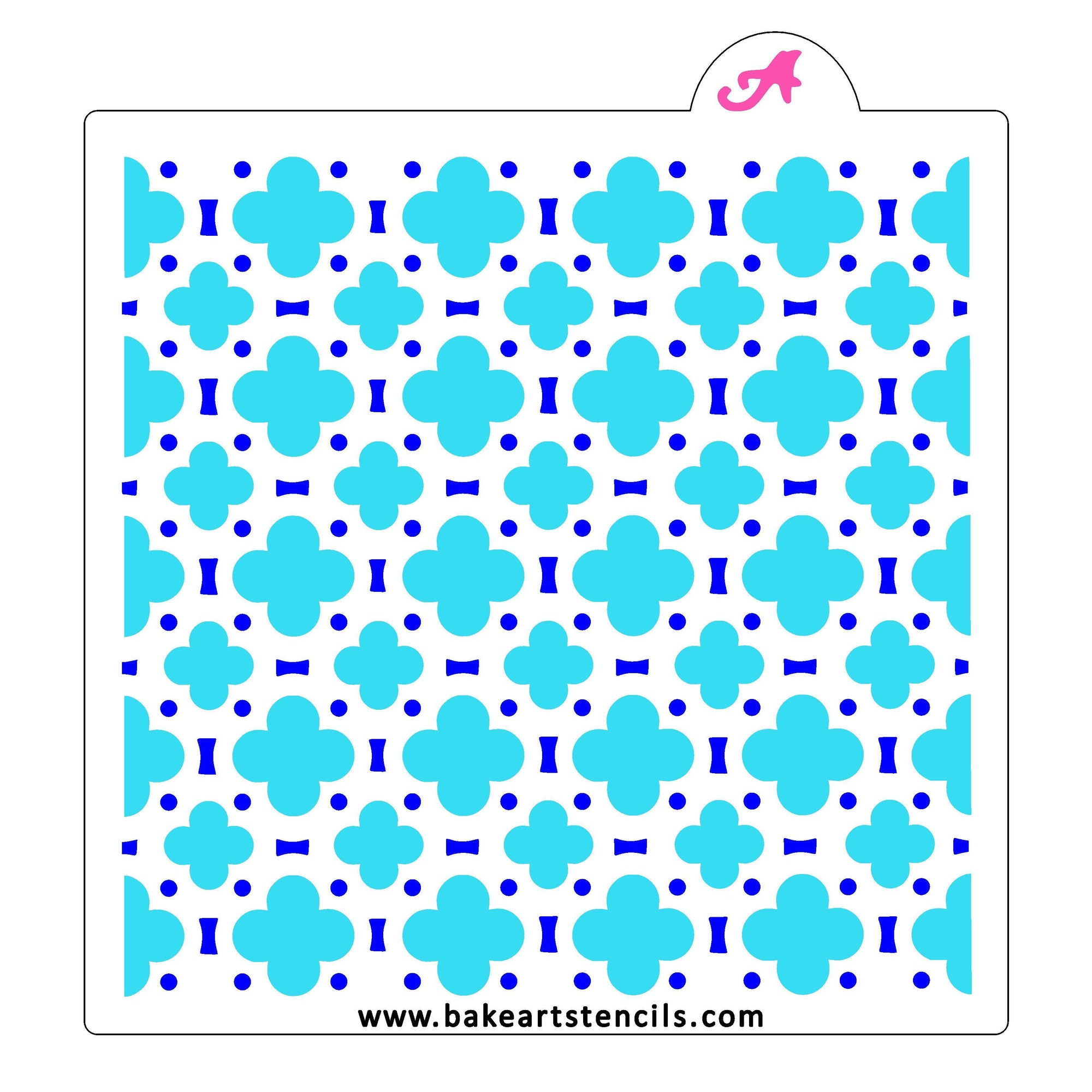 Moroccan Pattern Cookie Stencil - bakeartstencils