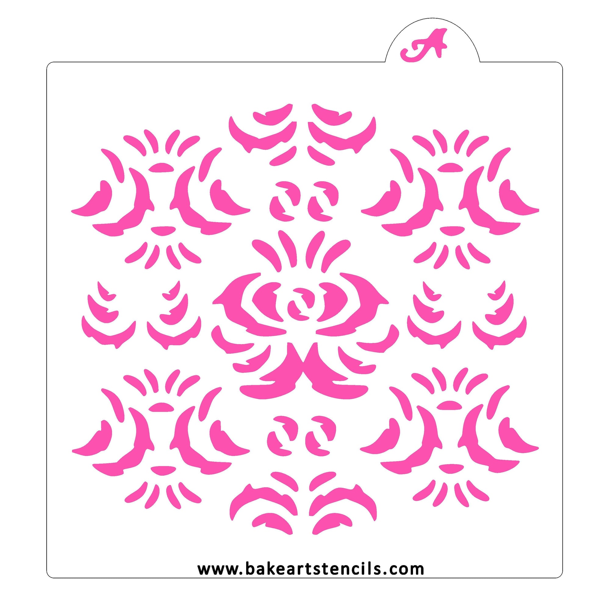 Holly and Berries Border Stencil - bakeartstencils