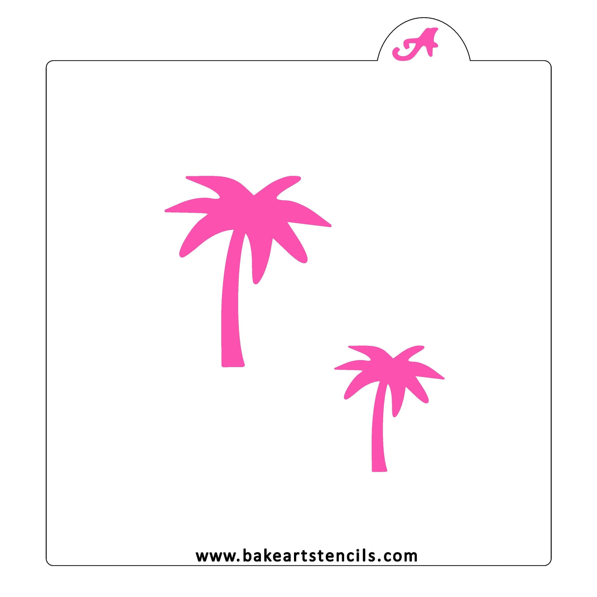 pink palm tree clip art