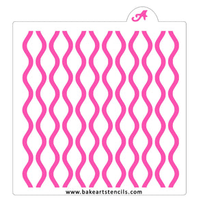 Geometric Circle Pattern Stencil - bakeartstencils