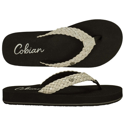 cobian braided bounce flip flops