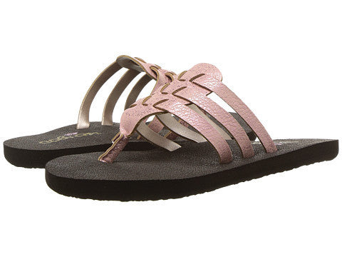 kids leather flip flops