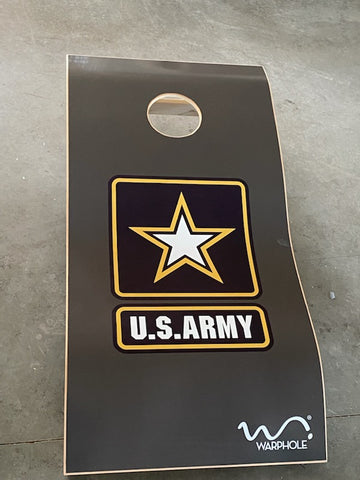 Randolph AFB Army Custom Curved Cornhole