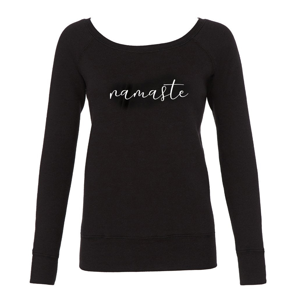 black slouchy sweatshirt