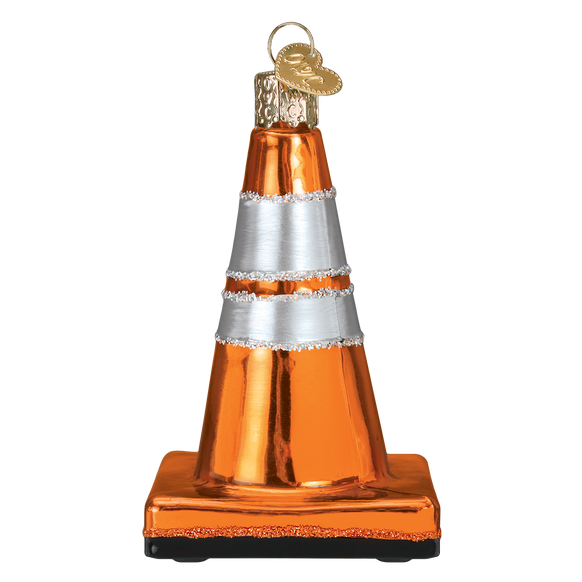 traffic cone christmas tree