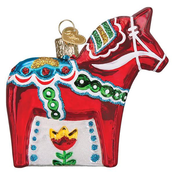 Swedish Dala Horse Ornament|Old World Christmas|Callisters Christmas