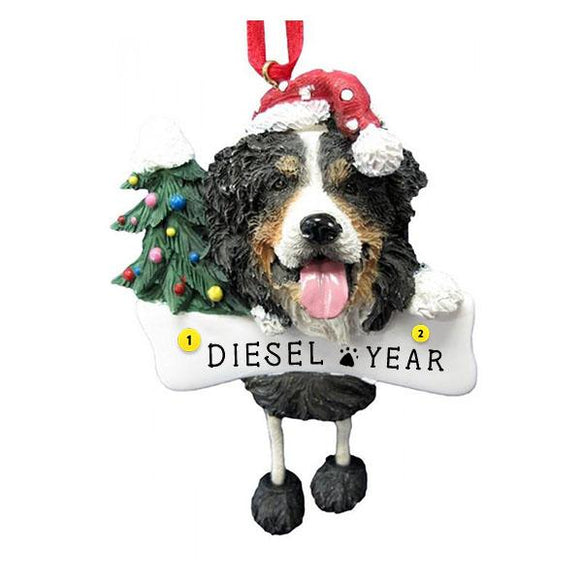 bernese mountain dog ornament