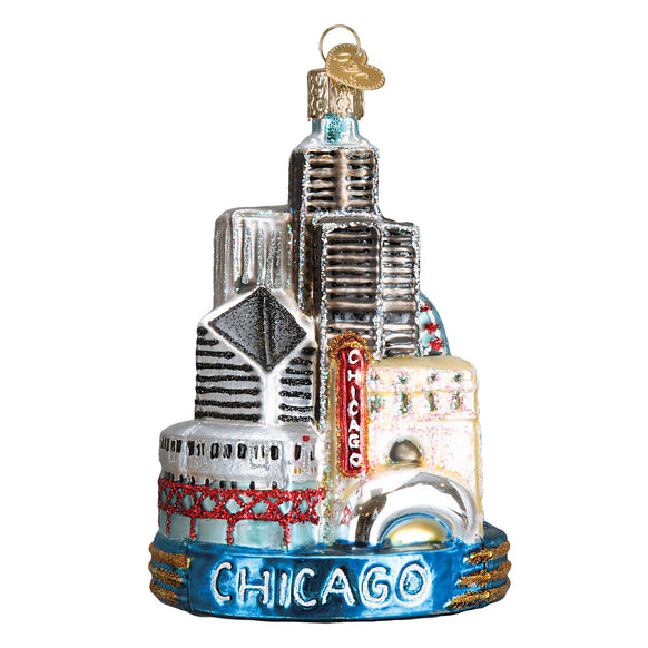 chicago bean christmas ornament