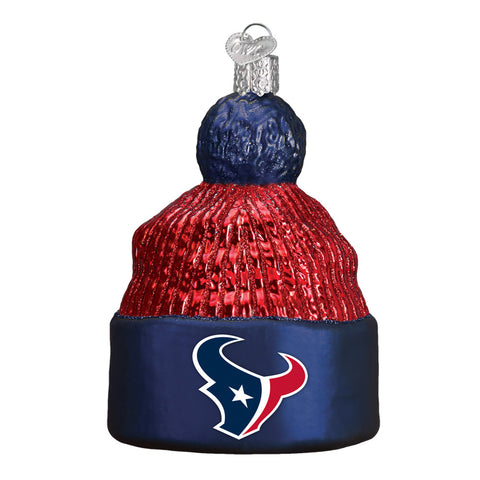 Old World Christmas Ornament Houston Texans Beanie