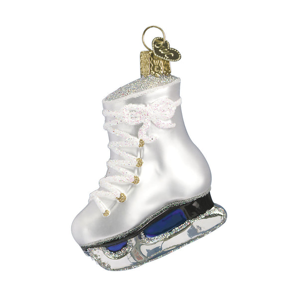 Glass Ice Skate Ornament | Old World Christmas | Callisters Christmas