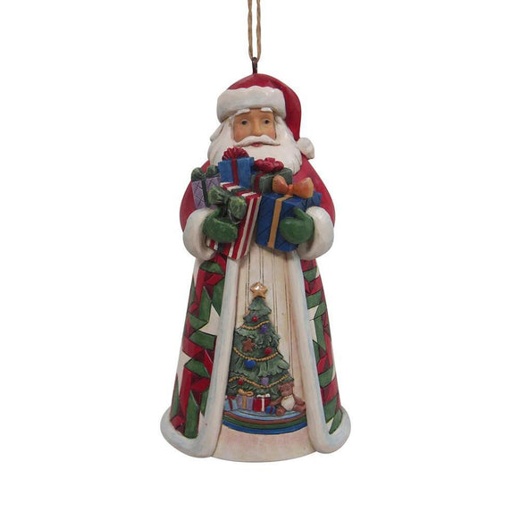 Santa Arms Full of Gifts Ornament | Callisters Christmas | Jim Shore