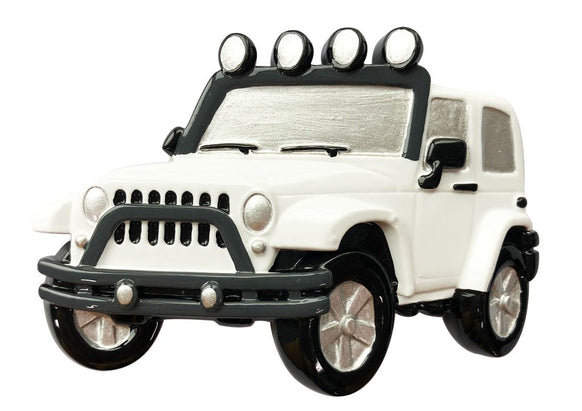 White Jeep Ornament | Callisters Christmas