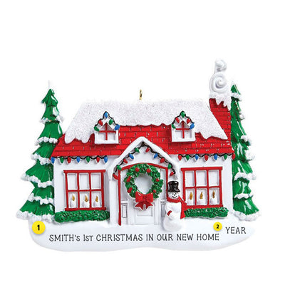 Christmas House Ornament | Our First Home | Callisters Christmas
