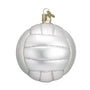 Glass Volleyball Ornament for Christmas Tree