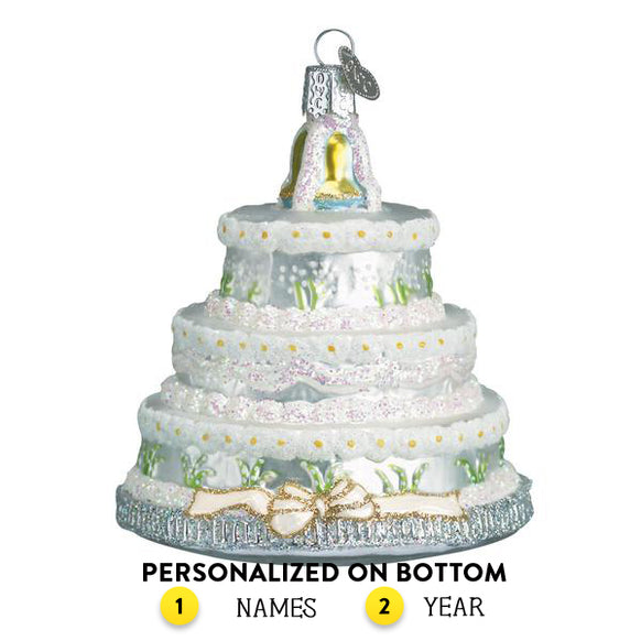 wedding cake ornament