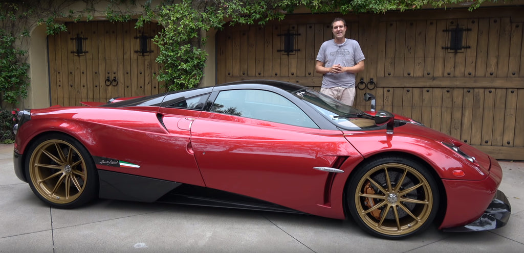 Doug DeMuro with Pagani Huayra