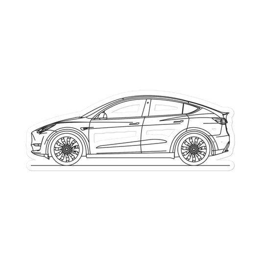 Tesla Model 3 Sticker – Artlines Design