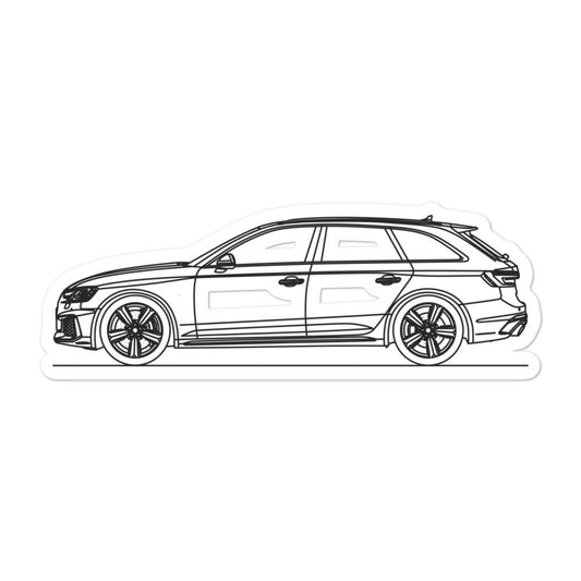 Audi A4 B8 Avant Low Sticker