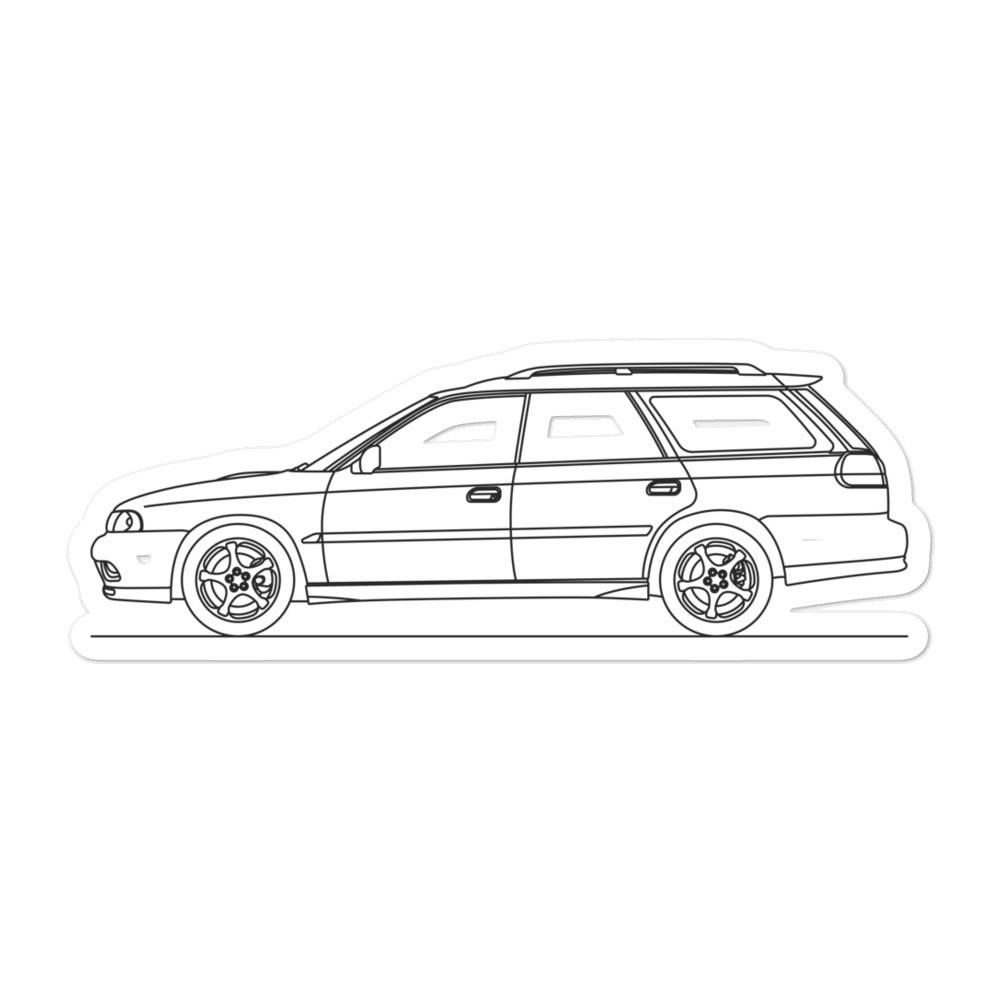 Subaru Legacy Gt B Ii Sticker Artlines Design