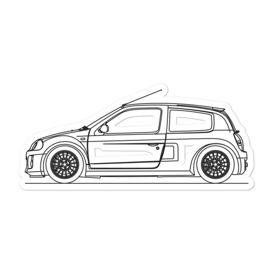 Autocollant Renault ELF Clio 16S Williams R5 R25 R11 R21 R19