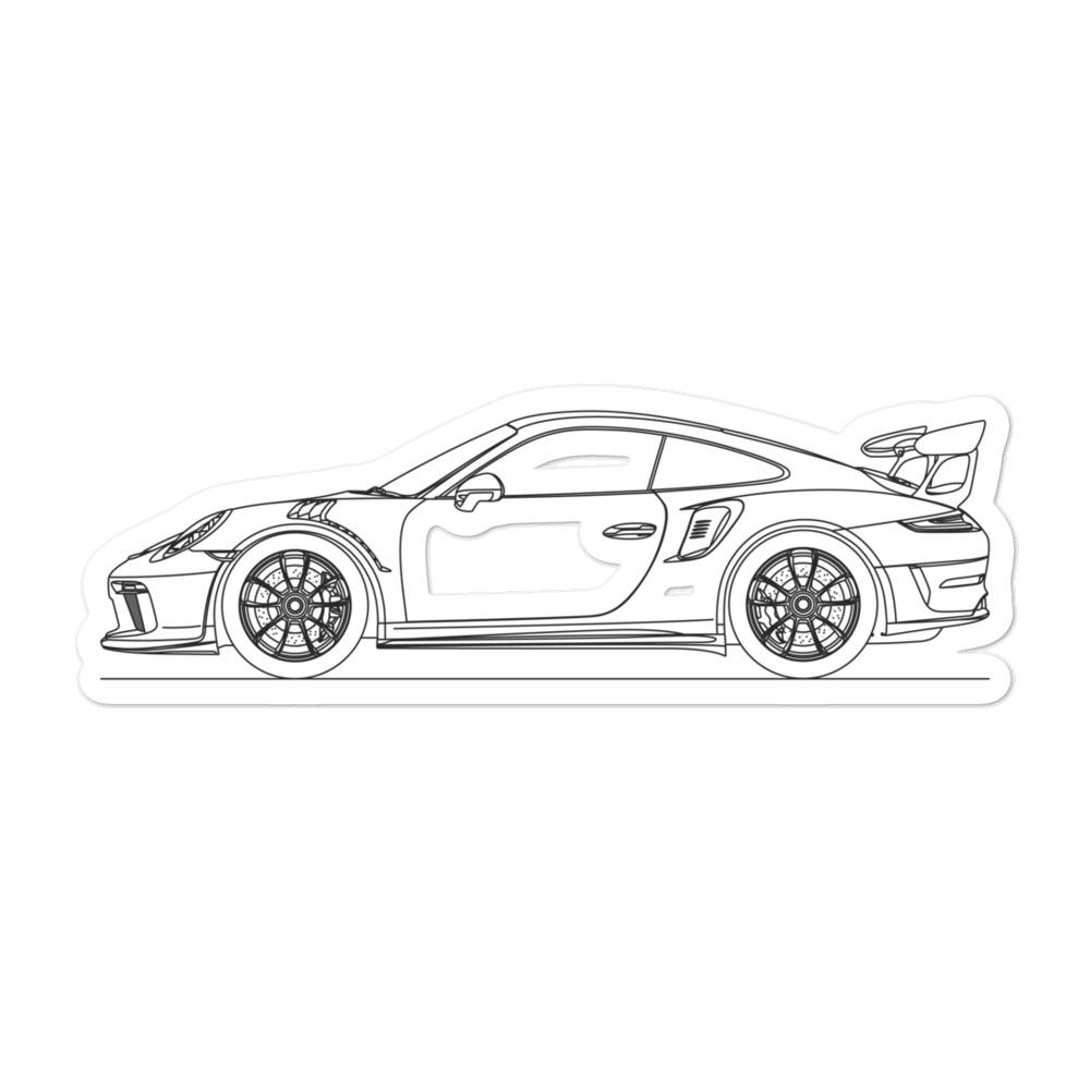 porsche outline