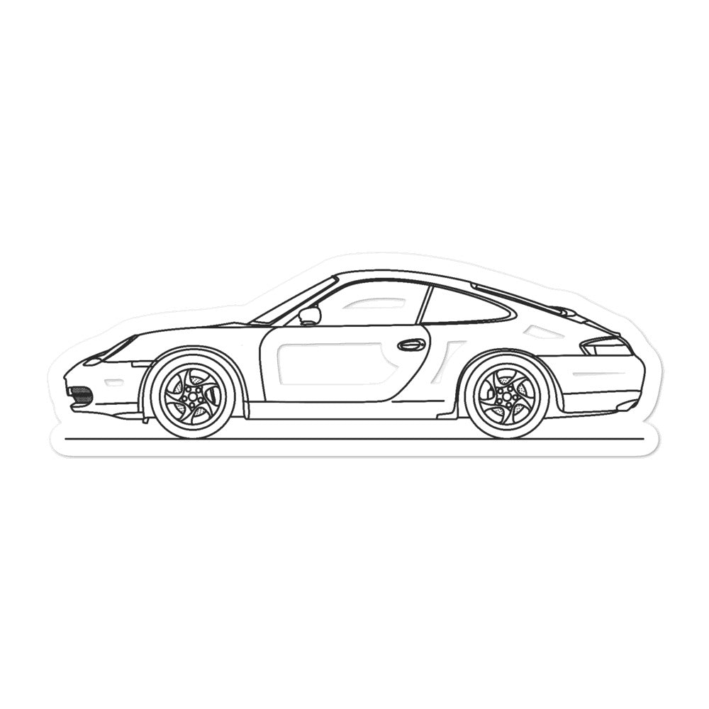 porsche outline