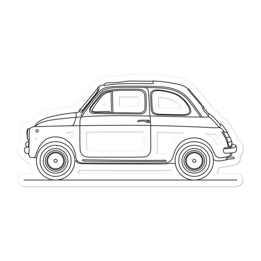 Fiat 500 Abarth Sticker – Artlines Design