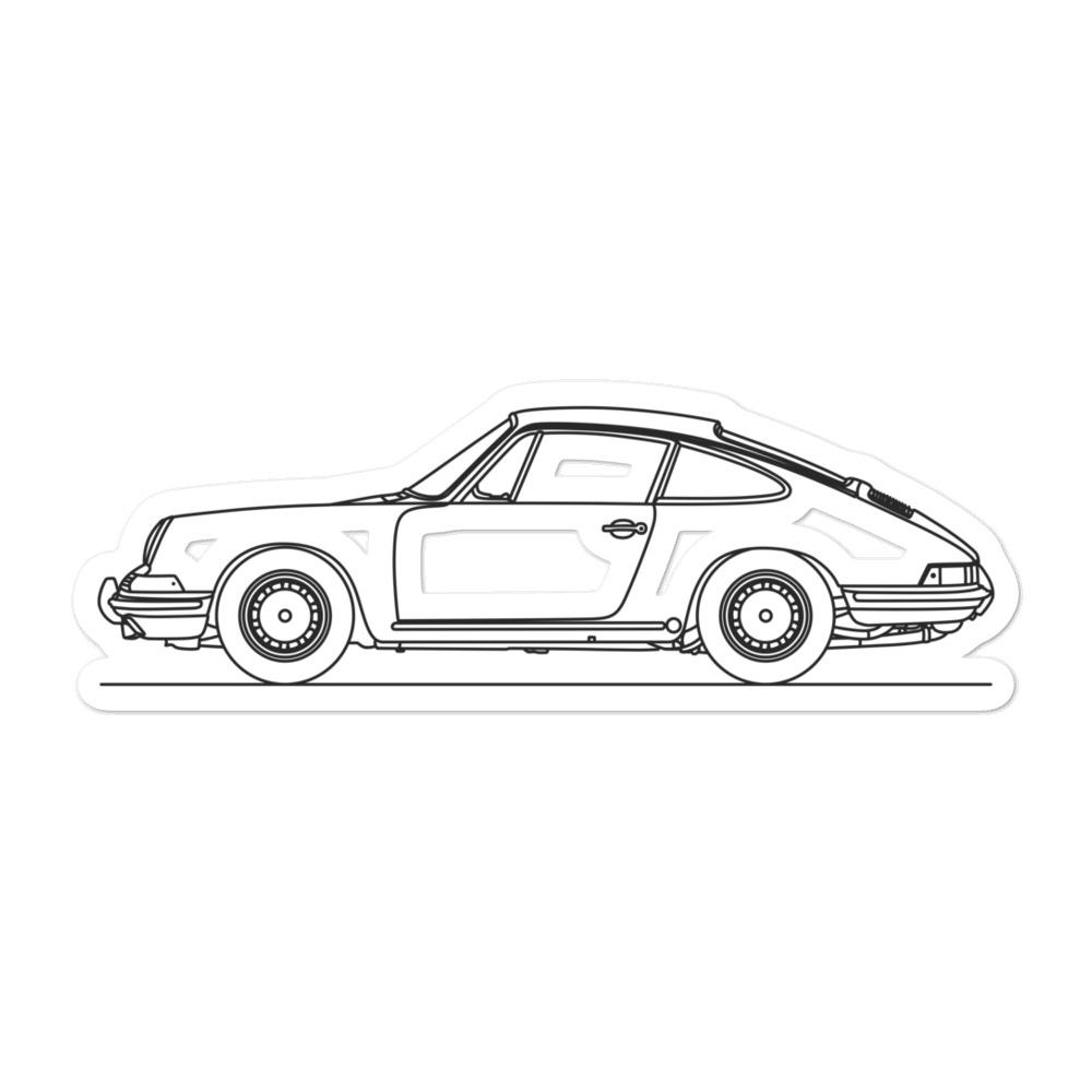 porsche outline