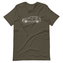 Load image into Gallery viewer, Porsche Cayenne E3 Turbo S Coupé T-shirt Army - Artlines Design
