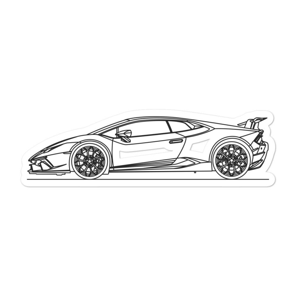 Download Lamborghini Huracan Performante Sticker Artlines Design