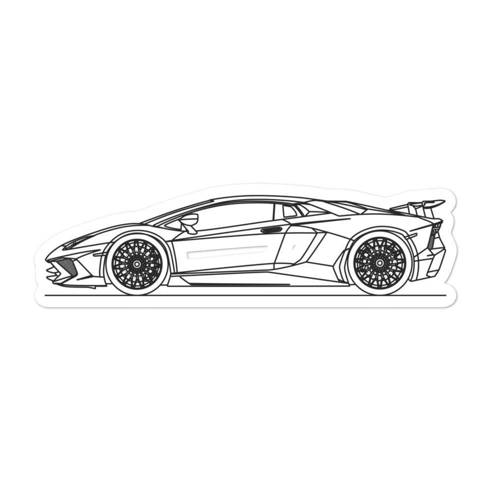 Download Lamborghini Aventador Sv Sticker Artlines Design