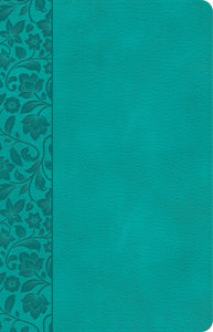 CSB Large Print Personal Size Reference Bible-Teal LeatherTouch Indexed