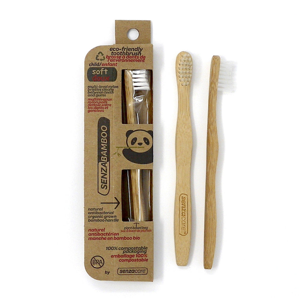 Slim Handle Eco Friendly Bamboo Toothbrush - Sustainable