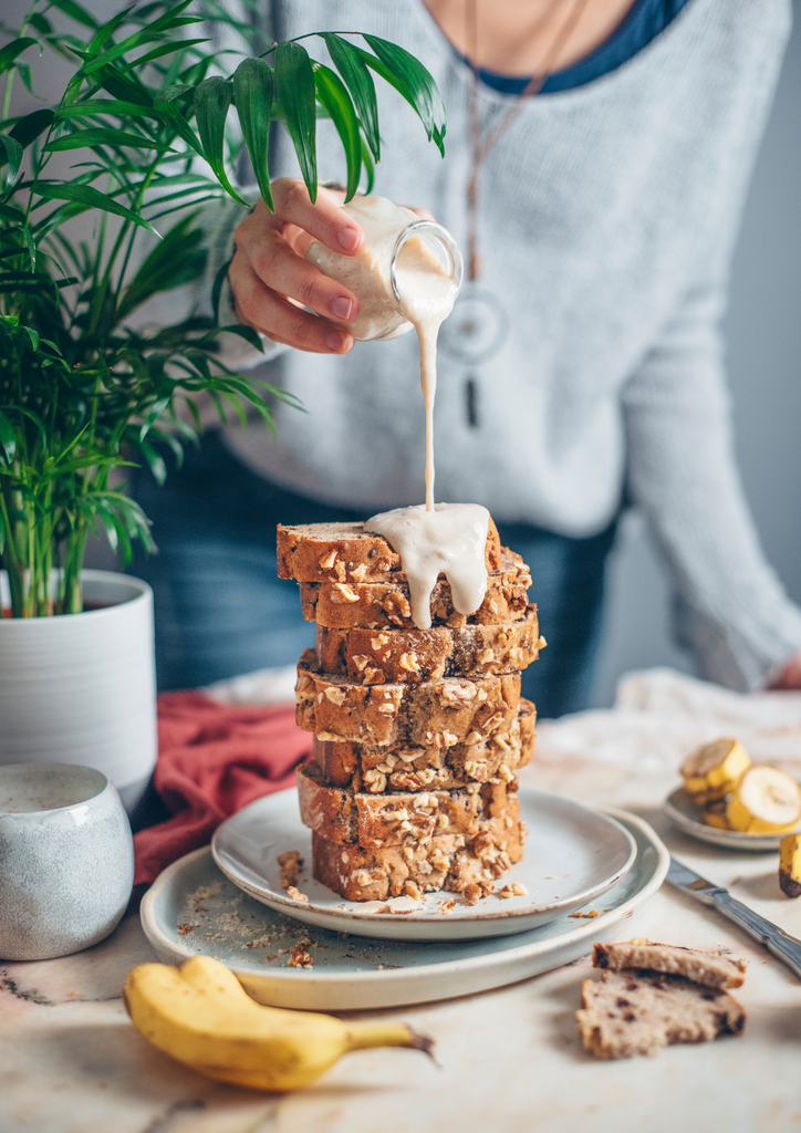 banana bread senza glutine e senza uova